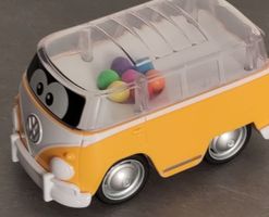 VW T1 Bus Spielzeugauto aufziehbar mit springenden Kugeln