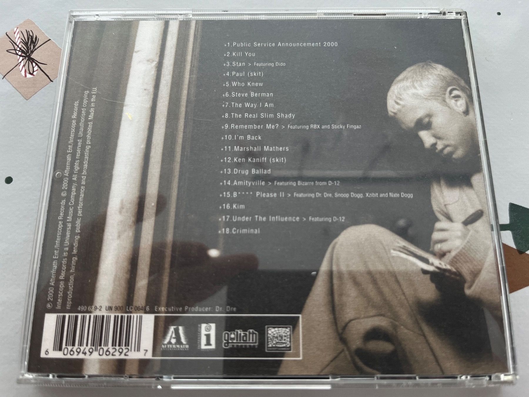 CDs: EMINEM THE MARSHALL MATHERS LP CD – Gebraucht aus Stetten SH von  1