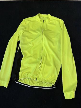 Herren Langarm-Radtrikot  Neon Gelb /  XL