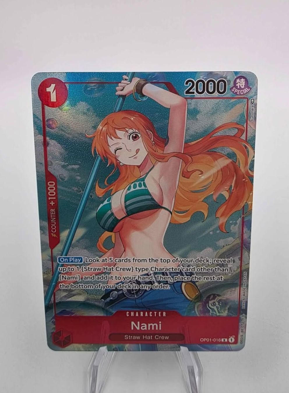 Bandai Carte collezionabili: One Piece Nami OP-01 – Nuovo (secondo la descrizione) da Herisau venduto da ZelliZone