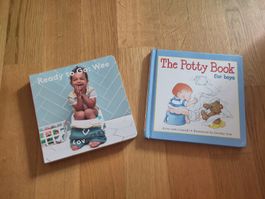 2 Potty Books "Ready to Go: Wee" & "The Potty Book for boys"