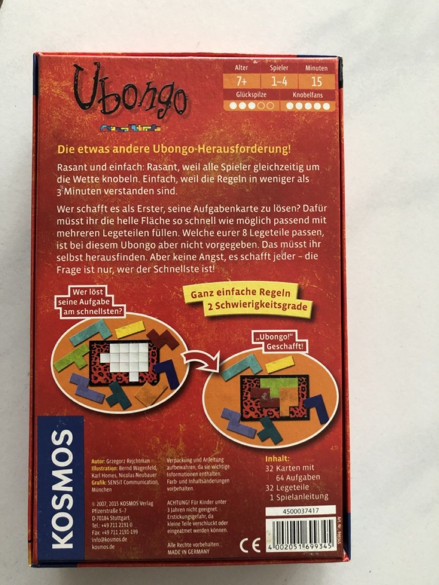 Kosmos Spiele: Spiele – Gebraucht aus Root von NaBr76 1