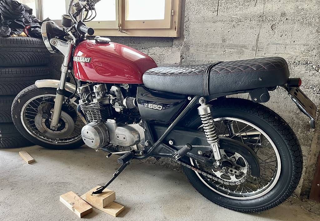 Strada: KAWASAKI KZ 650 / Z650 Jg.1977 – Usato da Riggisberg venduto da mracing444