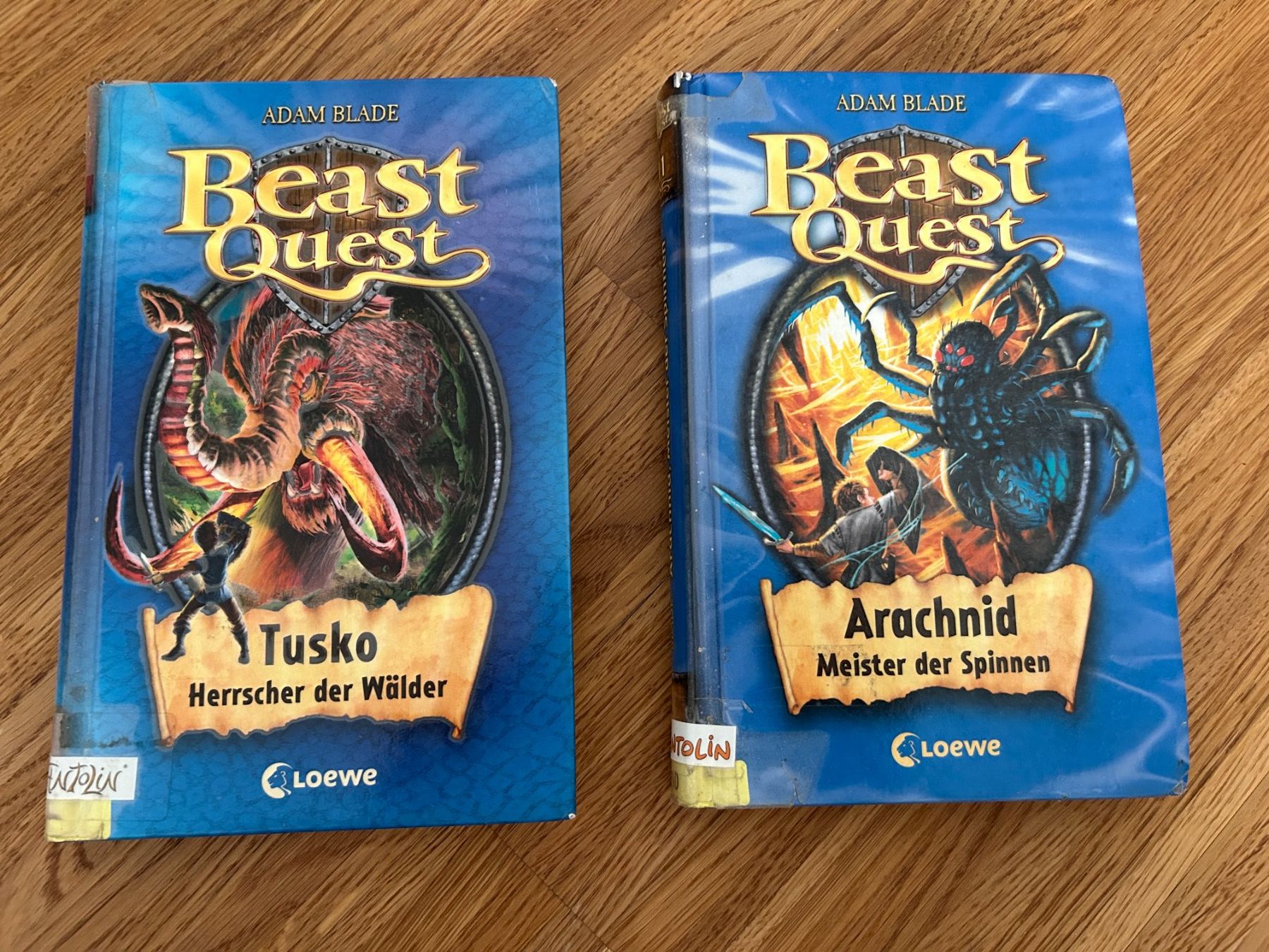 Libri: 2x Bücher Beast Quest - "Tusko" und "Arachnid" – Usato da Küsnacht ZH venduto da filo_fila8700