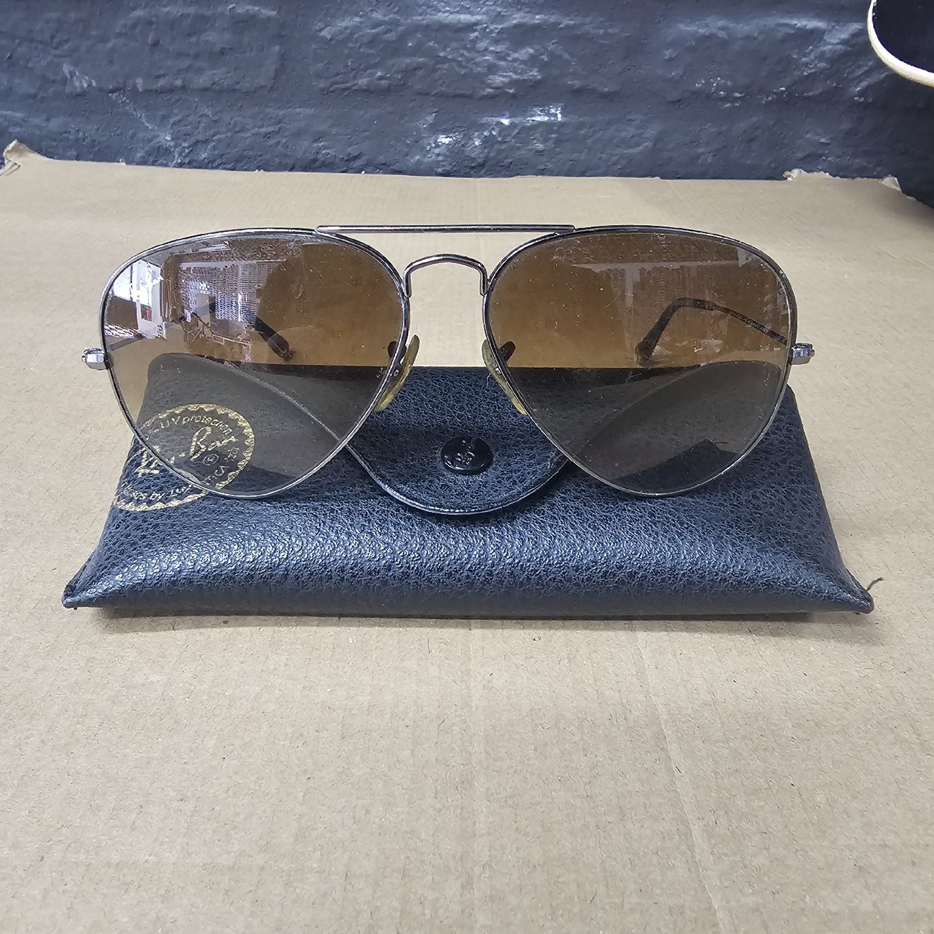 Ray-Ban Lunettes & Verres: Lunettes de soleil Ray-Ban Aviator  – D'occasion à rolle par Noma-collectible