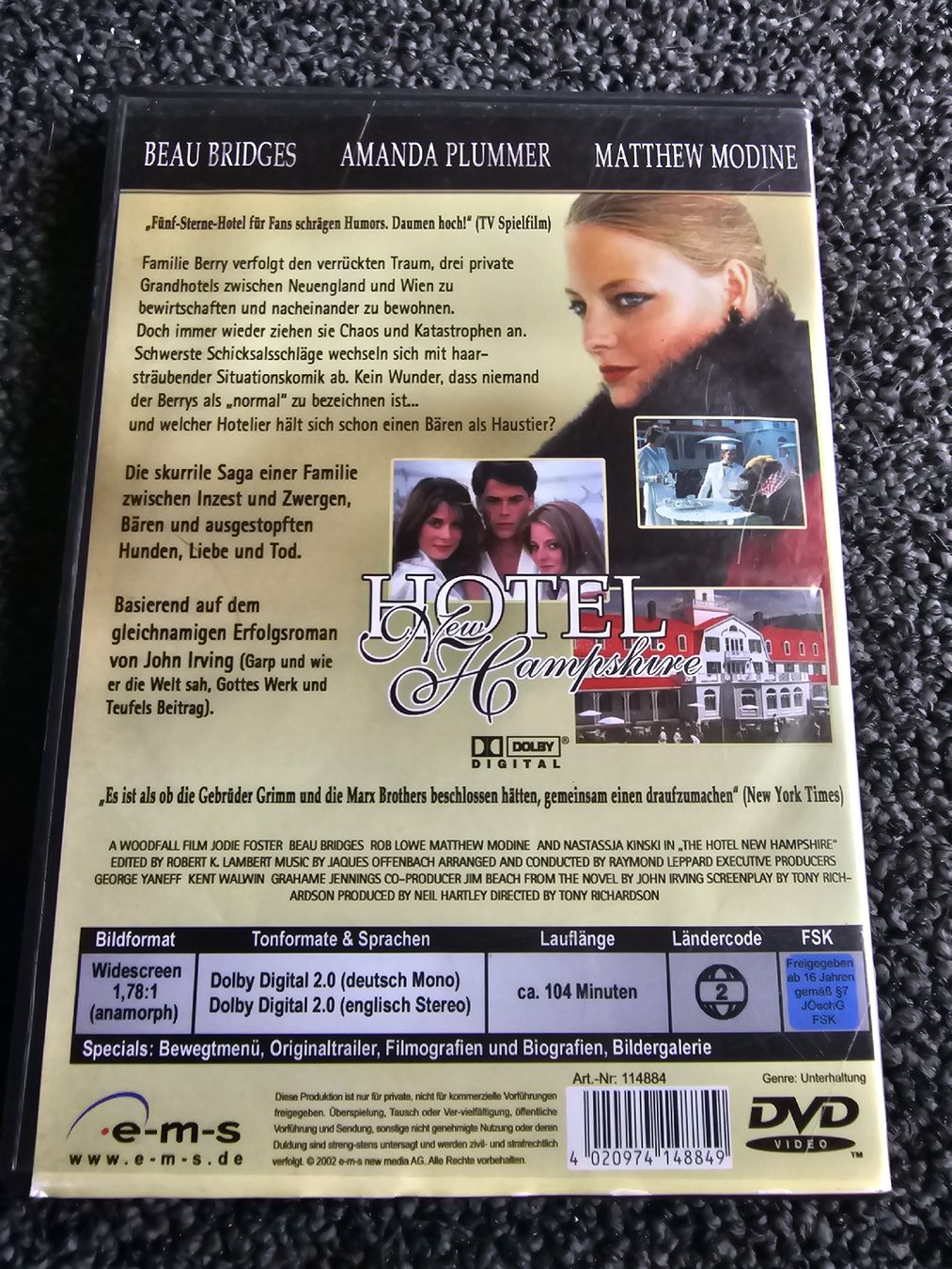Tutti i DVDs: Hotel Hampshire (22058) – Usato da Ruswil venduto da jan_bxl5 1