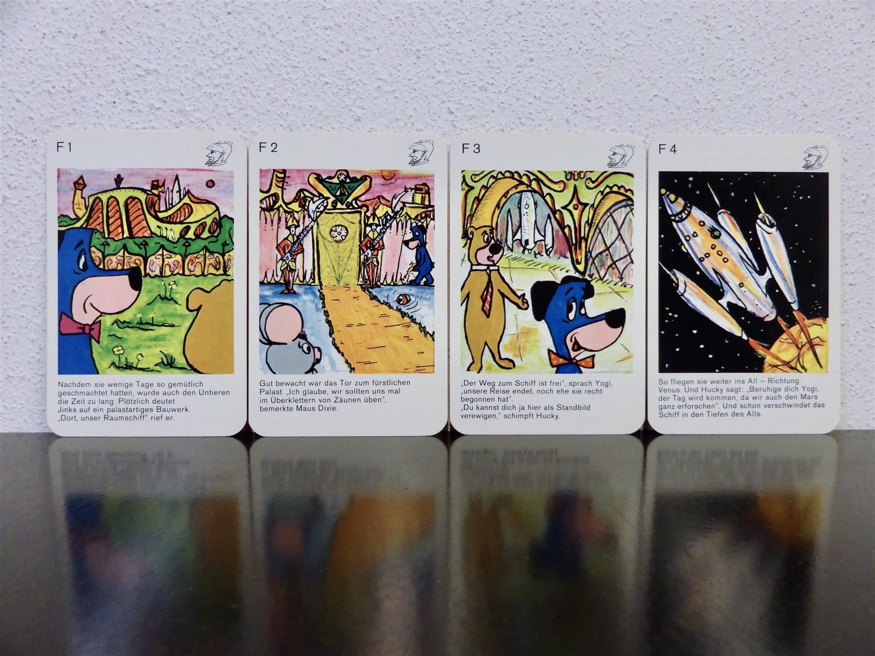 Giochi: Quartett HUCKY + YOGI SCHWARZER PETER – Usato da Kerzers venduto da wisaundso 9