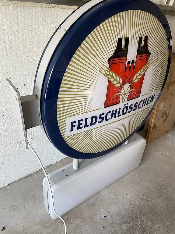 Lampes: Feldschlösschen Bier Leuchtreklame – D'occasion à Ettingen par Donald4107 1