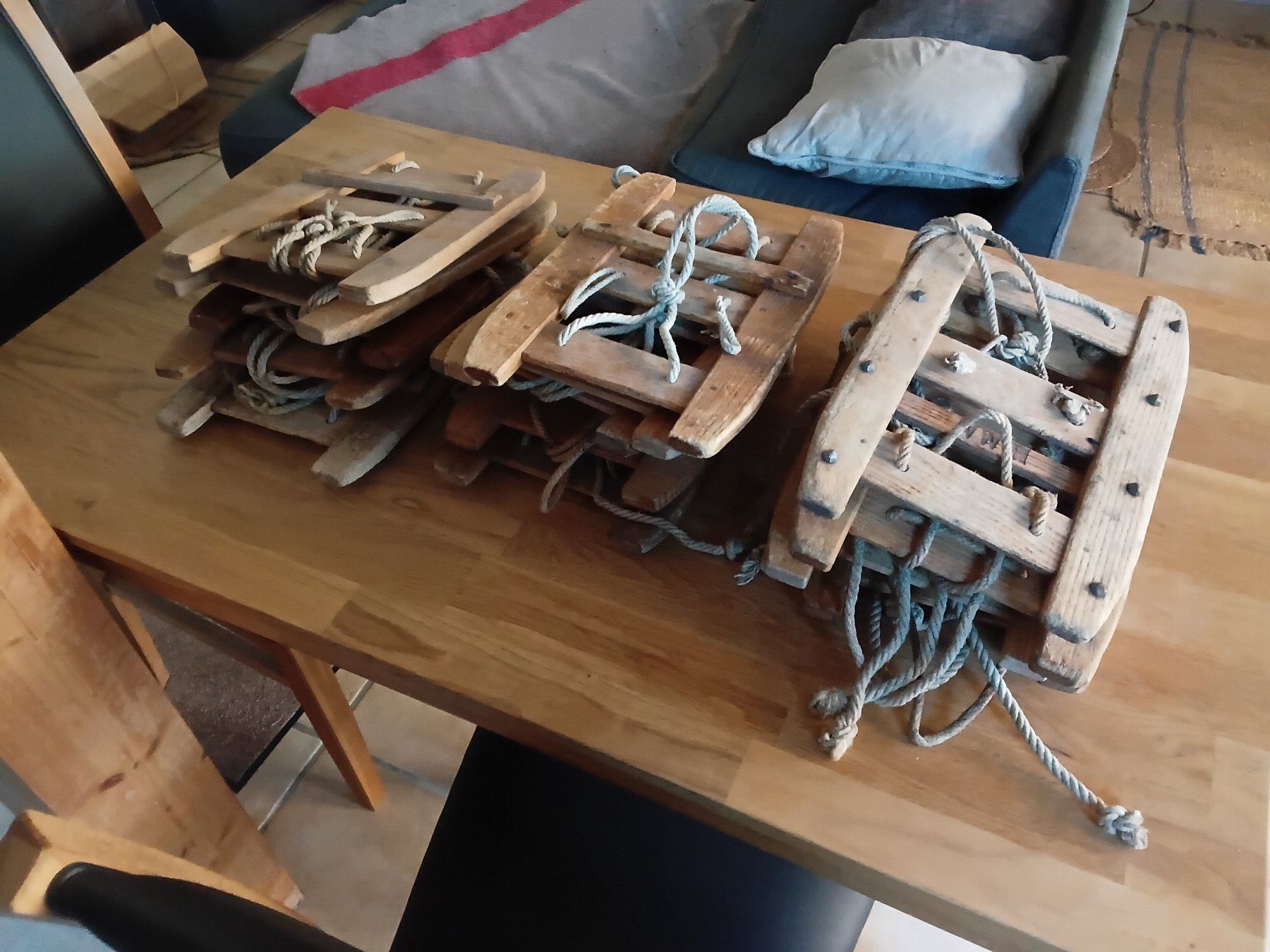 Articoli in legno: 15 Schneebretter original Schweizer Armee – Usato da Riniken venduto da Kandergrund86