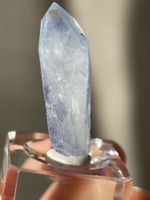 Natürliche Dumortierit-Quarz-Kristallspitz | Mineralienstufe