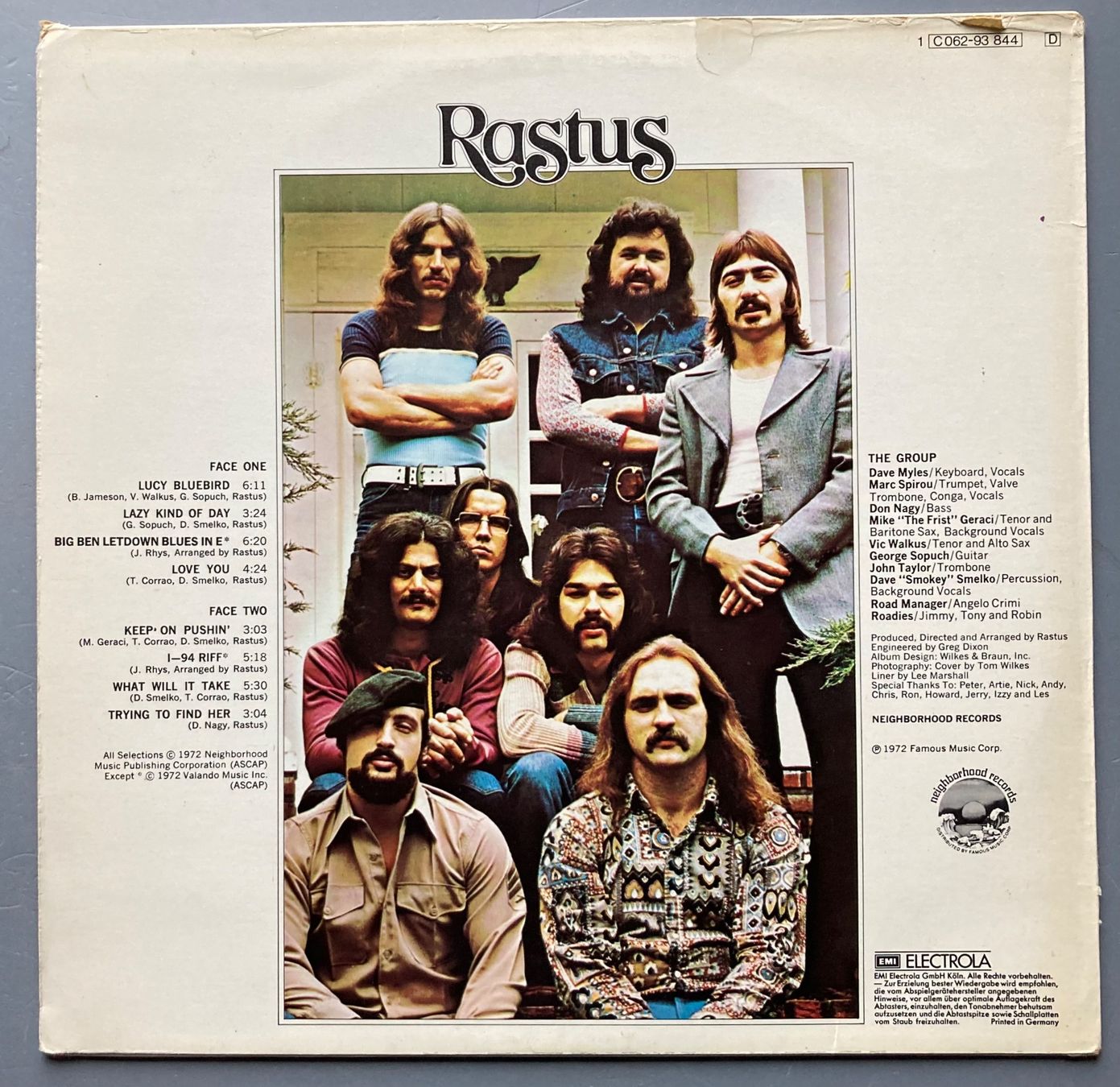 Schallplatten: RASTUS - STEAMIN' – Gebraucht aus Poliez-Pittet von Newtown-Records 1
