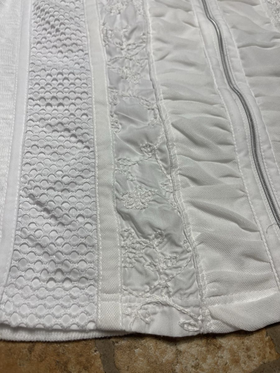 Giacche: Giacca Just White-cotone e pizzo-tgM/L👌chic e elegante – Nuovo (secondo la descrizione) da Gordevio venduto da LanaZimm 2