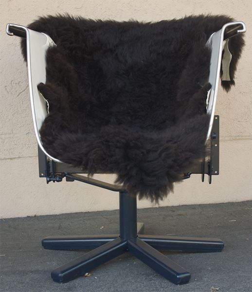 Poltrone: 1 von 2 Designer Stahl-Sessel - optional mit Schaffell – Nuovo (secondo la descrizione) da Meggen venduto da Trouvaillen 2