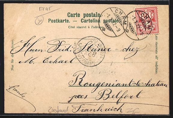 Ansichtskarten: Cham, Pfarrkirche, Sinserstrasse und hau – Gebraucht aus Berlin von bartko-reher 1