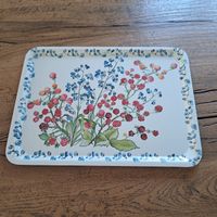 Tablett mit Beerenmotiv guter Zustand
