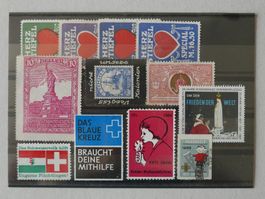 SAMMLUNG REKLAMEMARKEN HILFE UND FRIEDEN