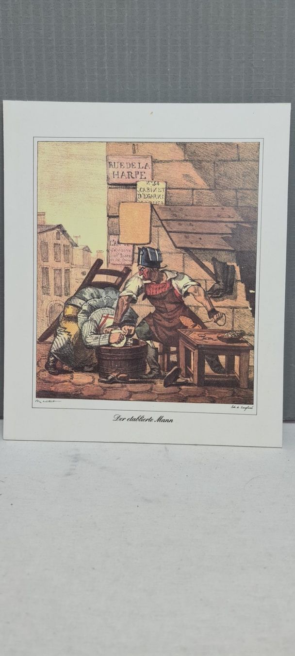 Grafiken & Lithographien: Der Schuh in der Karikatur, Lithographie – Gebraucht aus Sins von sagitarius58 4