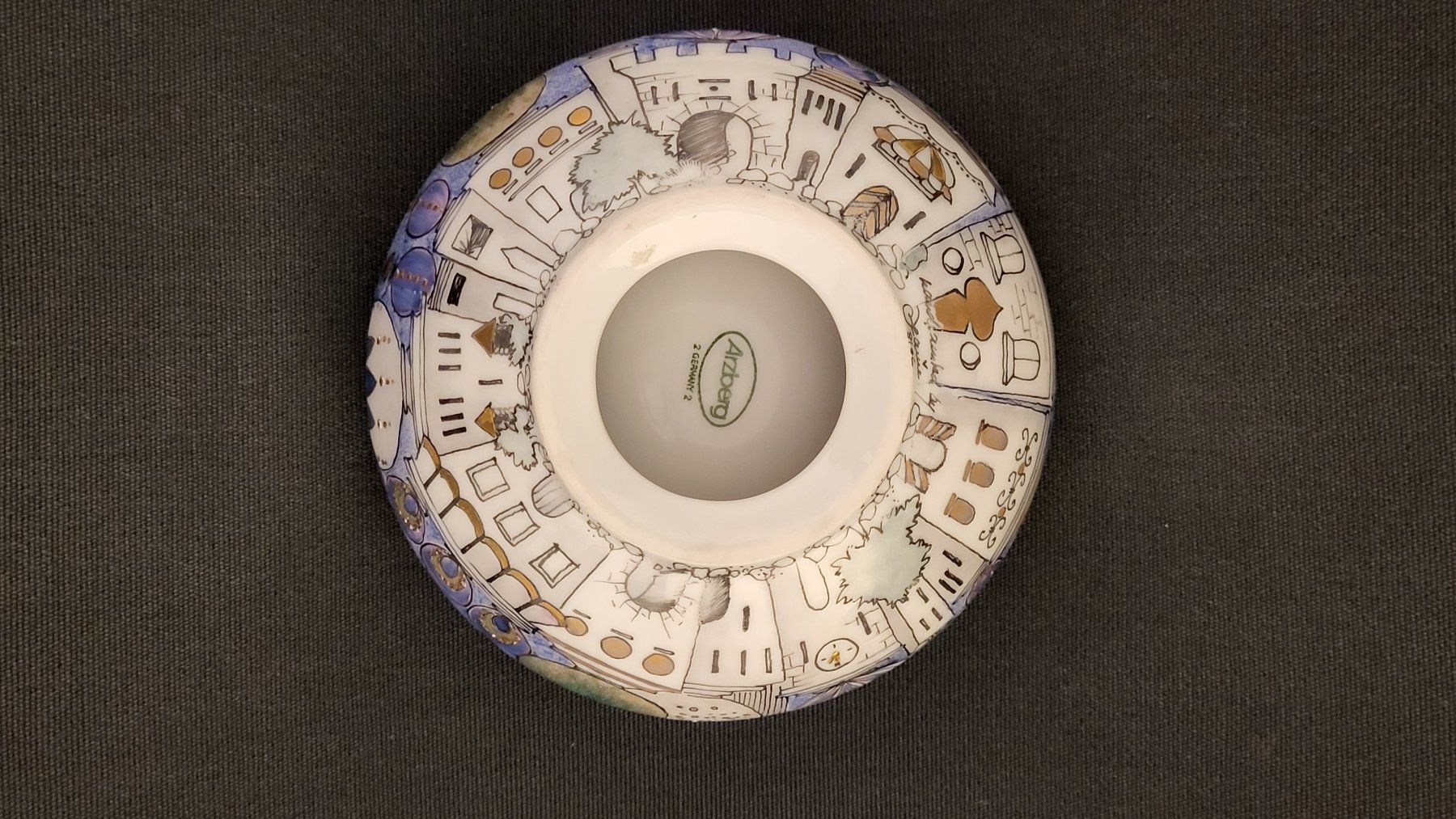 Portacenere: Handbemalter Aschenbecher ARZBERG – Usato da Basel venduto da spinne02 5