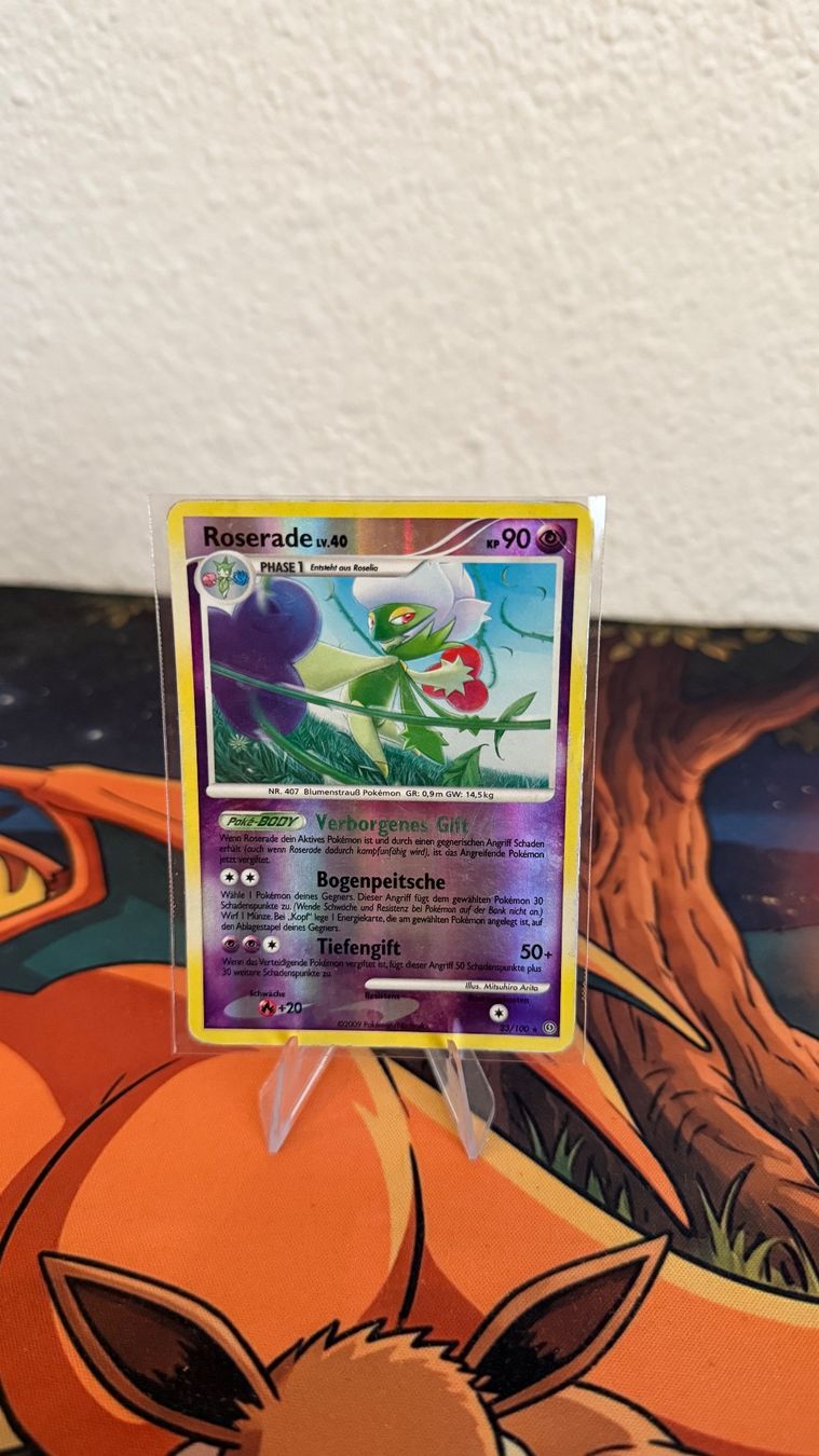 Pokémon Carte collezionabili: 2009 Roserade Reverse Holo 23/100 – Usato da Dübendorf venduto da Simplysimi