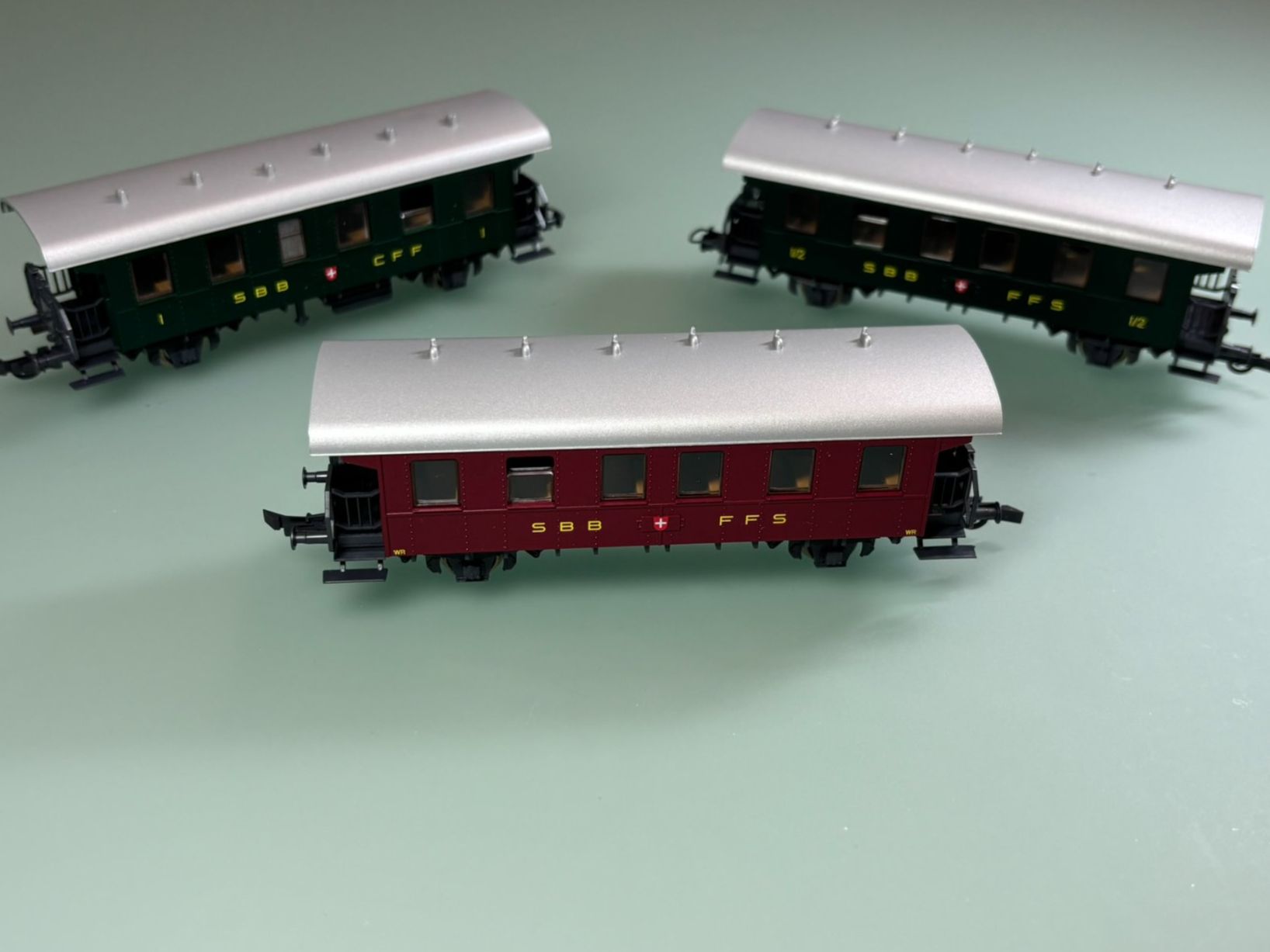 Roco Trains électriques: 3x SBB CFF Oldtimer Wagen – Neuf avec emballage d'origine à Sion par lol_98vj 6