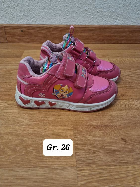 IRON JF ELSA Mädchen Leuchtschuhe, Sommer LED Sneakers, Kinder Hohles Mesh Stoffschuhe Mit Klettverschluss, Sportschuhe, Turnschuhe Laufen (Color: B Pink, Size: 22