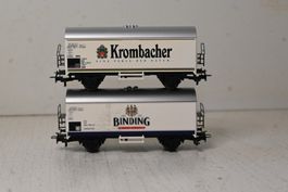 Güterwagen Krombacher Märklin zwei Stück H0/AC