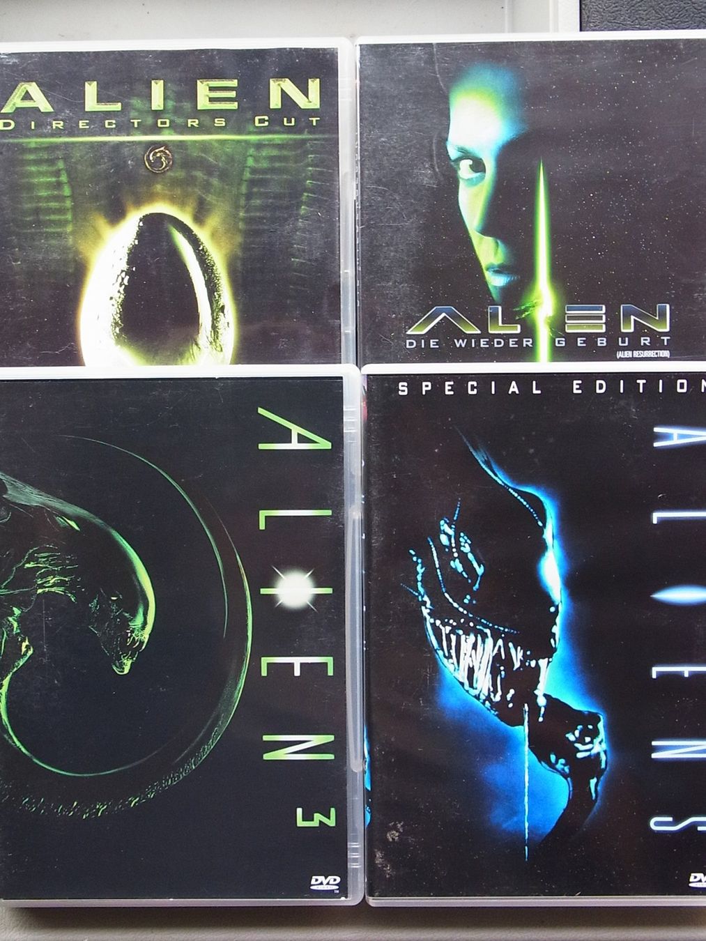 Tutti i DVDs: 4 DVD Alien 1-4 #x1 – Usato da Dietikon venduto da Baro4