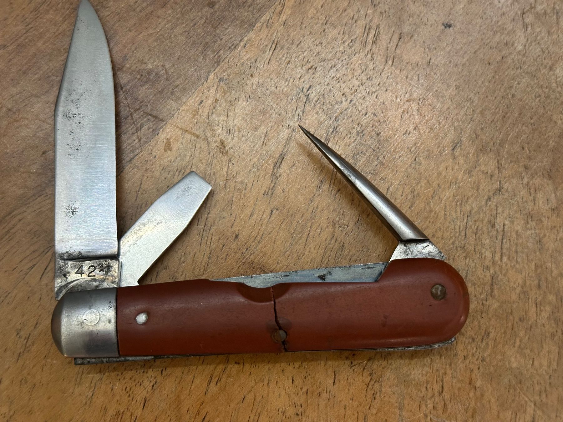 Schweizer Armee Taschenmesser: Elsener - Schweizer Soldatenmesser Modell 1908 – Gebraucht aus Otelfingen von Yossi-68 3