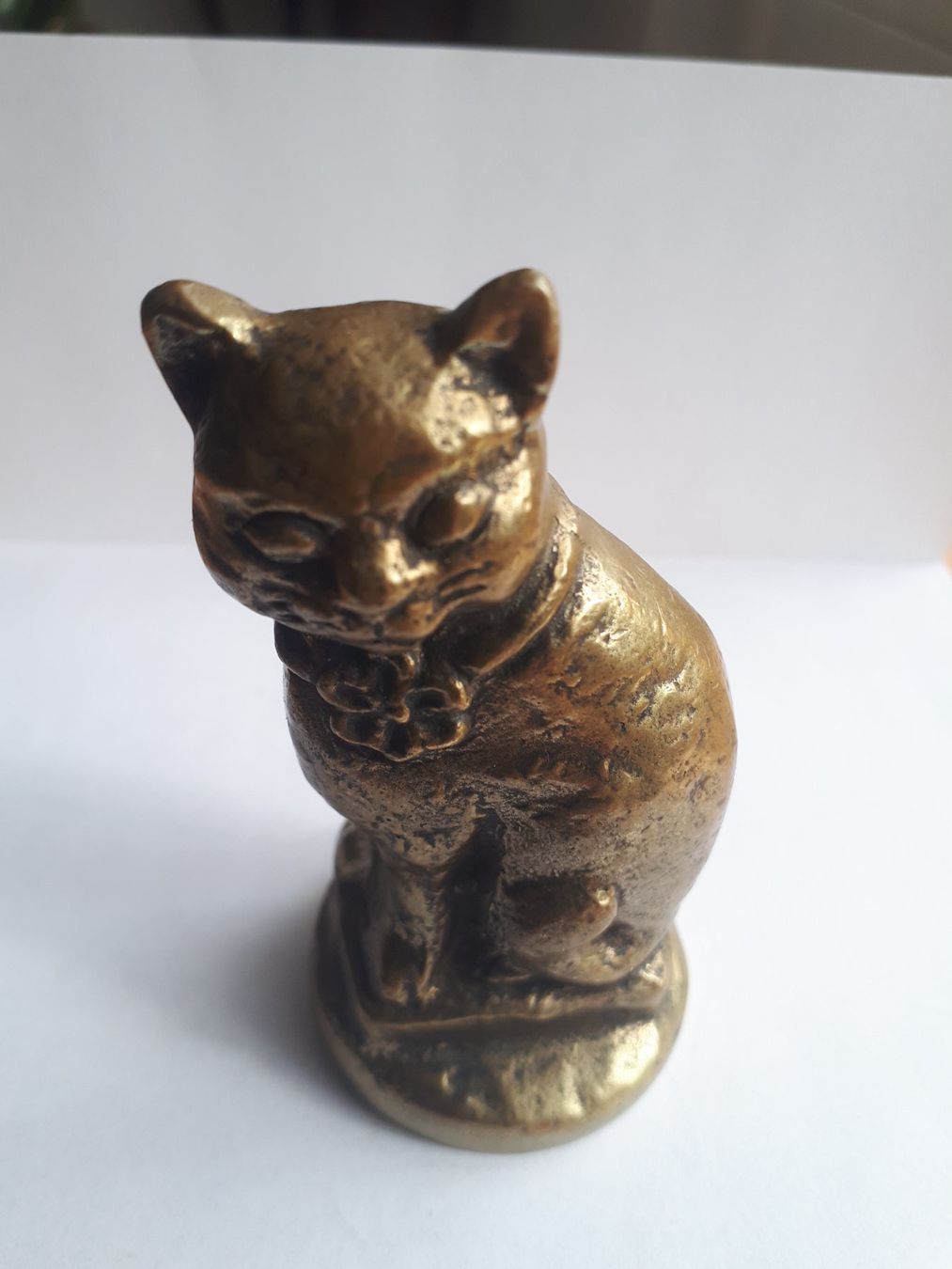 Figuren: Messing Katze 7,5 cm hoch 325 Gramm schwer – Gebraucht aus Dürnten von kuh_7mdq