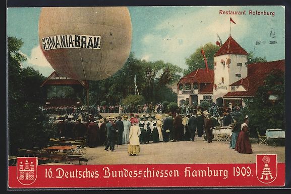 Bilder & Poster: Hamburg, 16. Deutsches Bundesschiessen 1 – Gebraucht aus Berlin von bartko-reher
