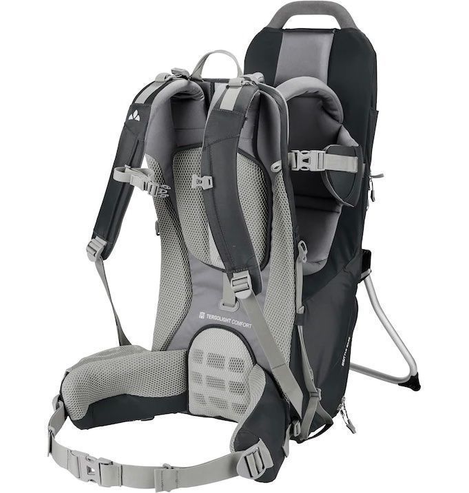Marsupi portabebè: AKTION Vaude Kindertrage Shuttle Base Black – Nuovo e nell'imballaggio originale da Basel venduto da Seifehuesli