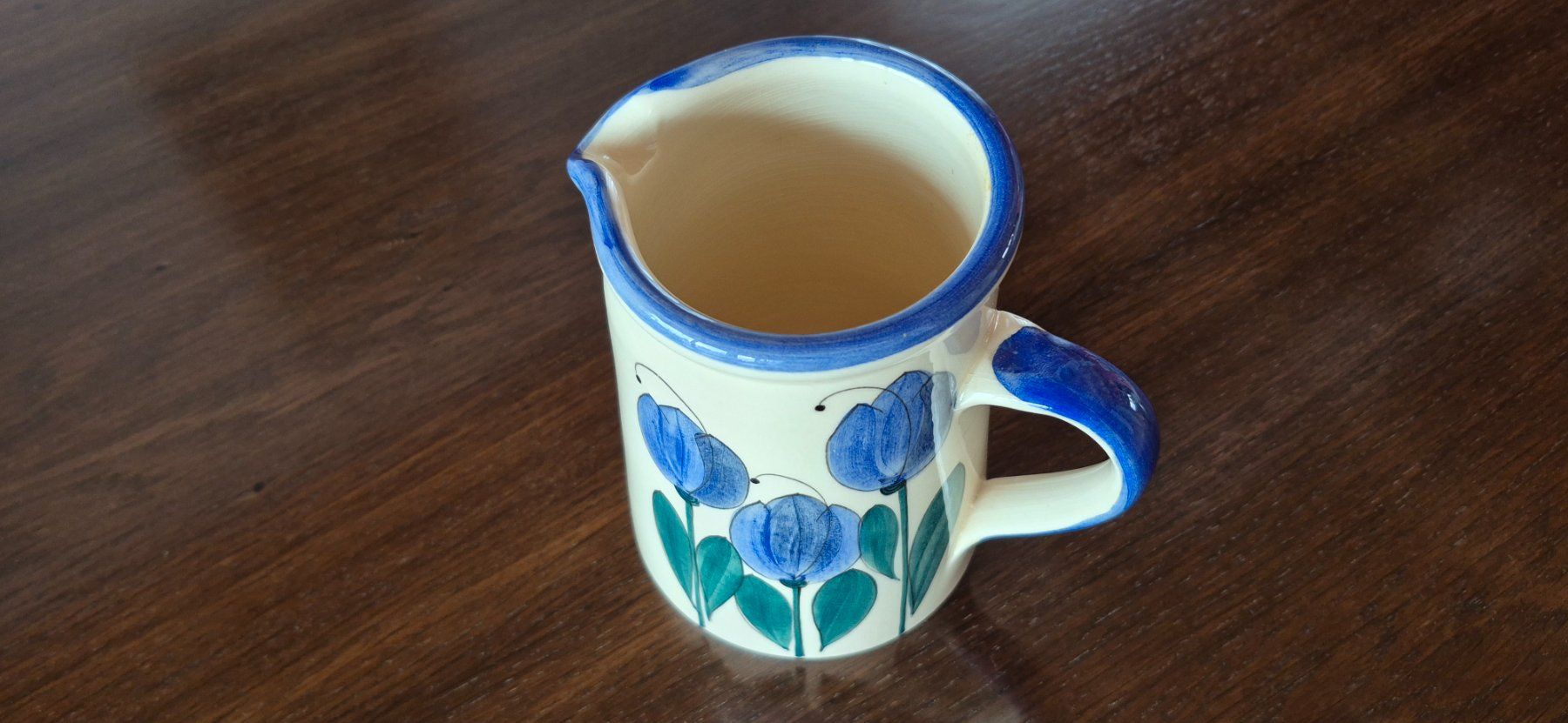 Caraffe: Keramikkrug mit Blumendekor – Usato da Eggersriet venduto da Fredb 2