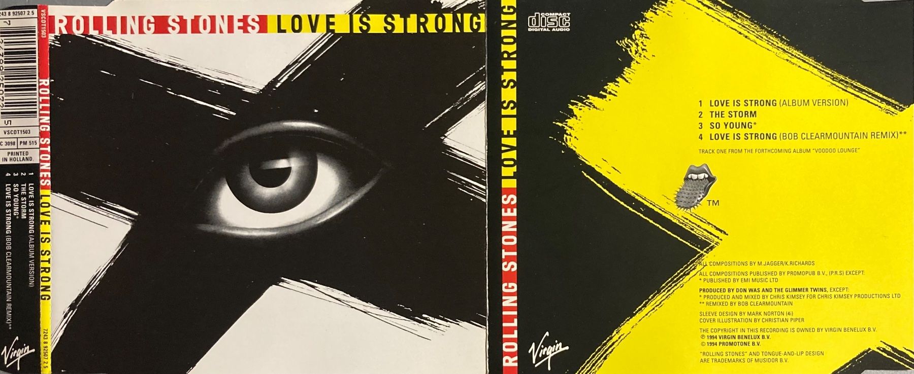 CDs: THE ROLLING STONES - LOVE IS STRONG – Gebraucht aus Poliez-Pittet von Newtown-Records