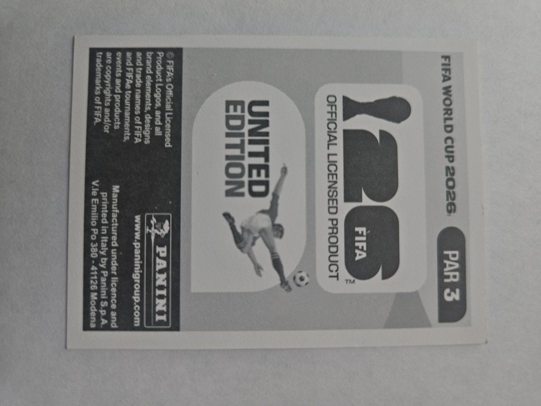 Panini Carte collezionabili: PAR 3 – Usato da Würenlingen venduto da Dinli 1
