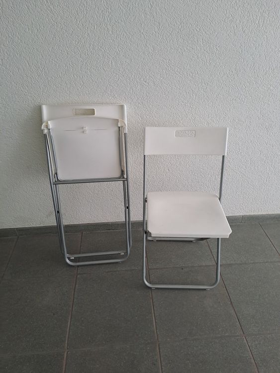 IKEA GUNDE Klappstuhl, weiß Kaufen auf Ricardo