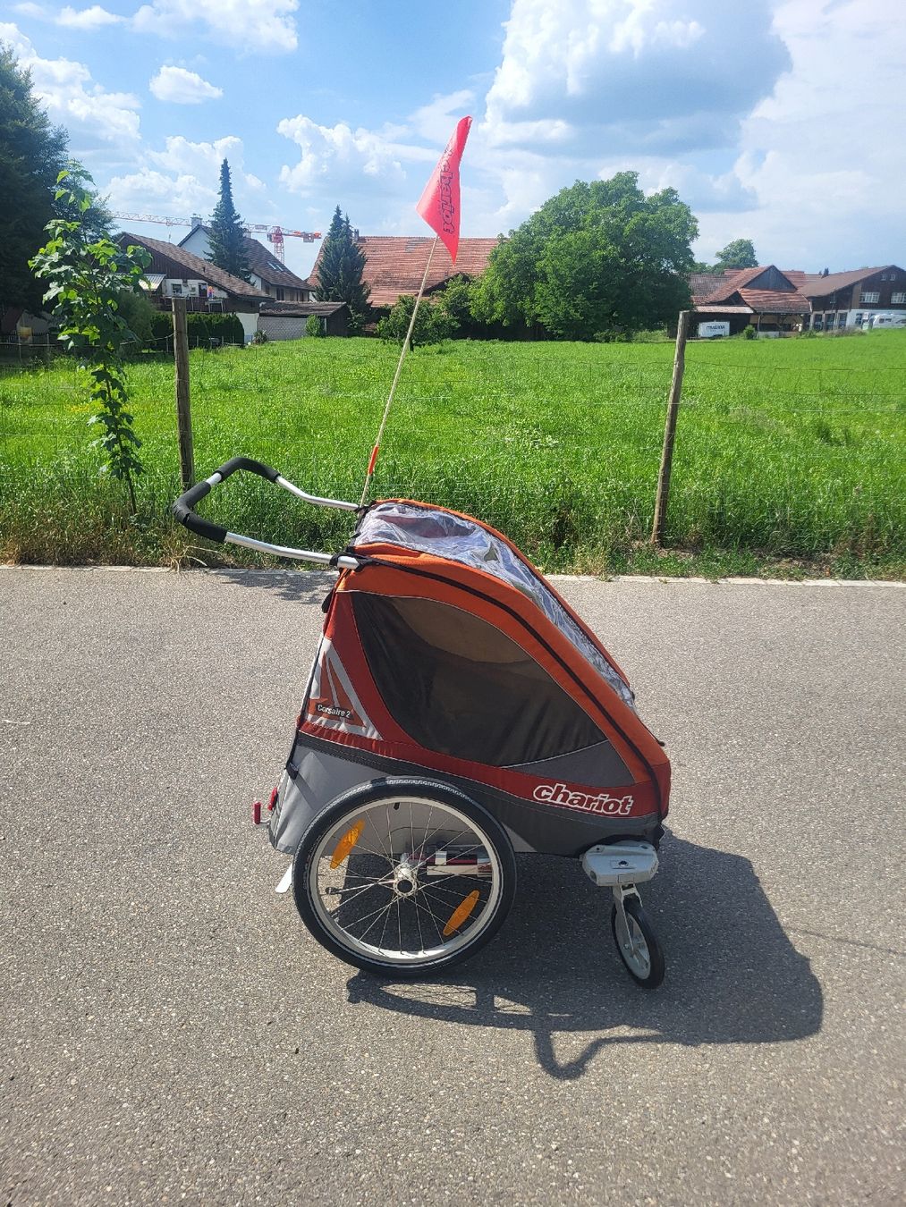 Thule Rimorchi: Thule Chariot Cougar 2 Veloanhänger – Usato da Gutenswil venduto da yve16 4