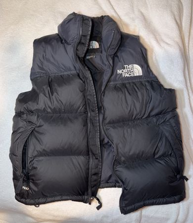 The North Face Nuptse Weste schwarz neuwertiger Zustand