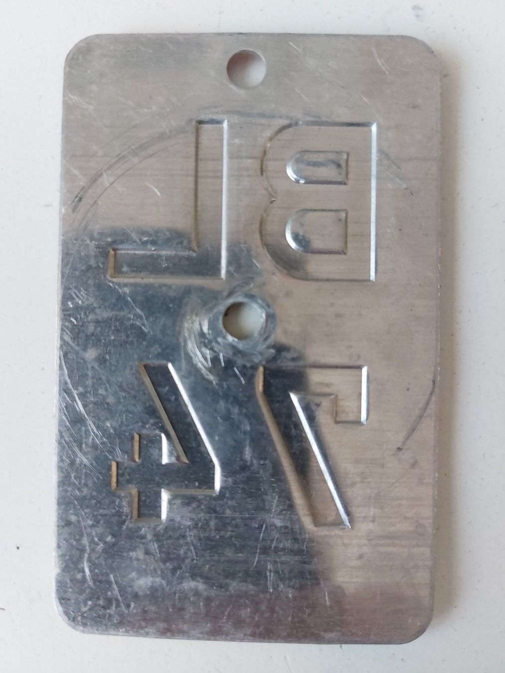 Sachs Insegne: Velonummer BL 74 plaque Velo – Usato da Schenkon venduto da Uhu007 1