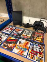 Playstation 2 SLIM inkl. 8 Spielen, Controller, Memory Card