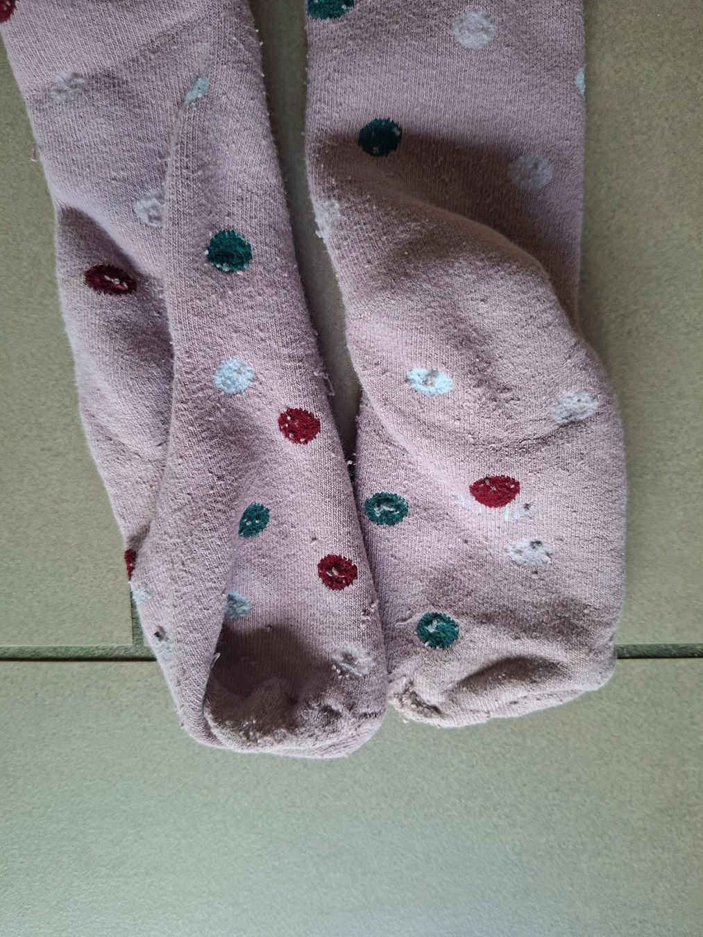 Collant & Leggings: Strumpfhose pink Tupfen Gr. 110/116 – Usato da Erlinsbach venduto da pfunky 2