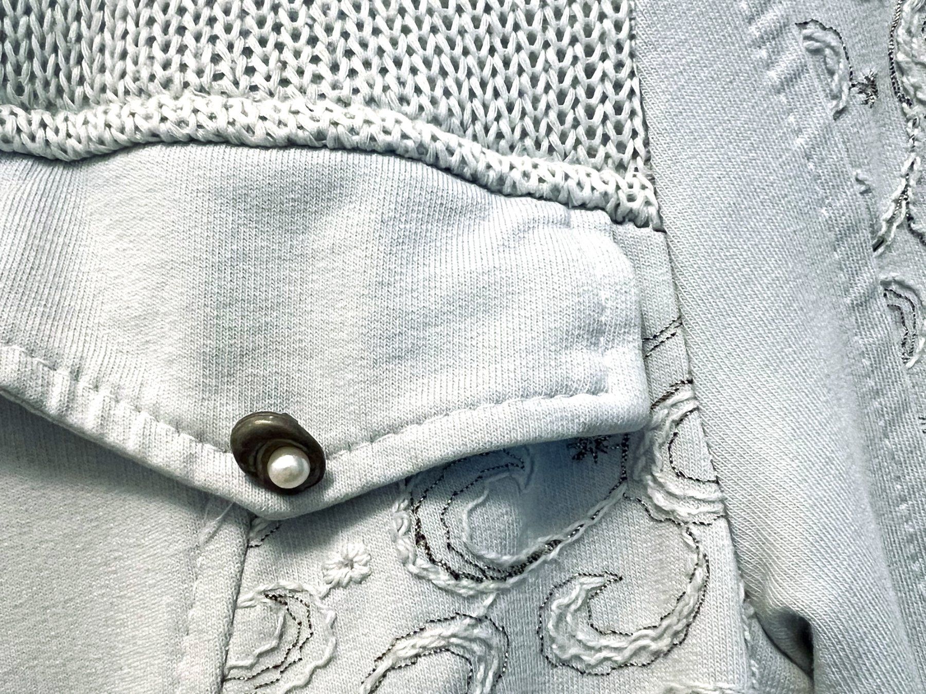 Elisa Cavaletti Giacche: Elisa Cavaletti | Blazer Jacke | S | Silberfaden bestickt – Usato da Bever venduto da lilasilbermond 4