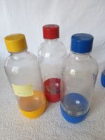 Getränkeflaschen 3x1Liter, gelb-rot-blau, Nr. 3