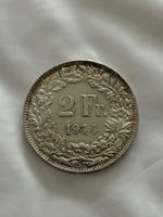 2 Franken 1944  Silber/vorzüglich