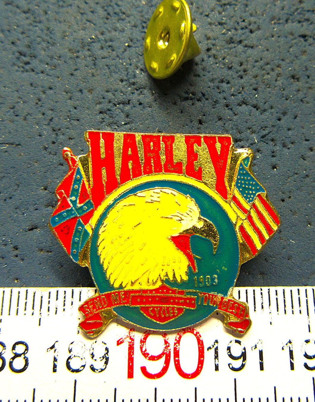 Harley-Davidson Placchette & Badge: HARLEY MOTORRAD PIN – Usato da Ettingen venduto da Hausi4711