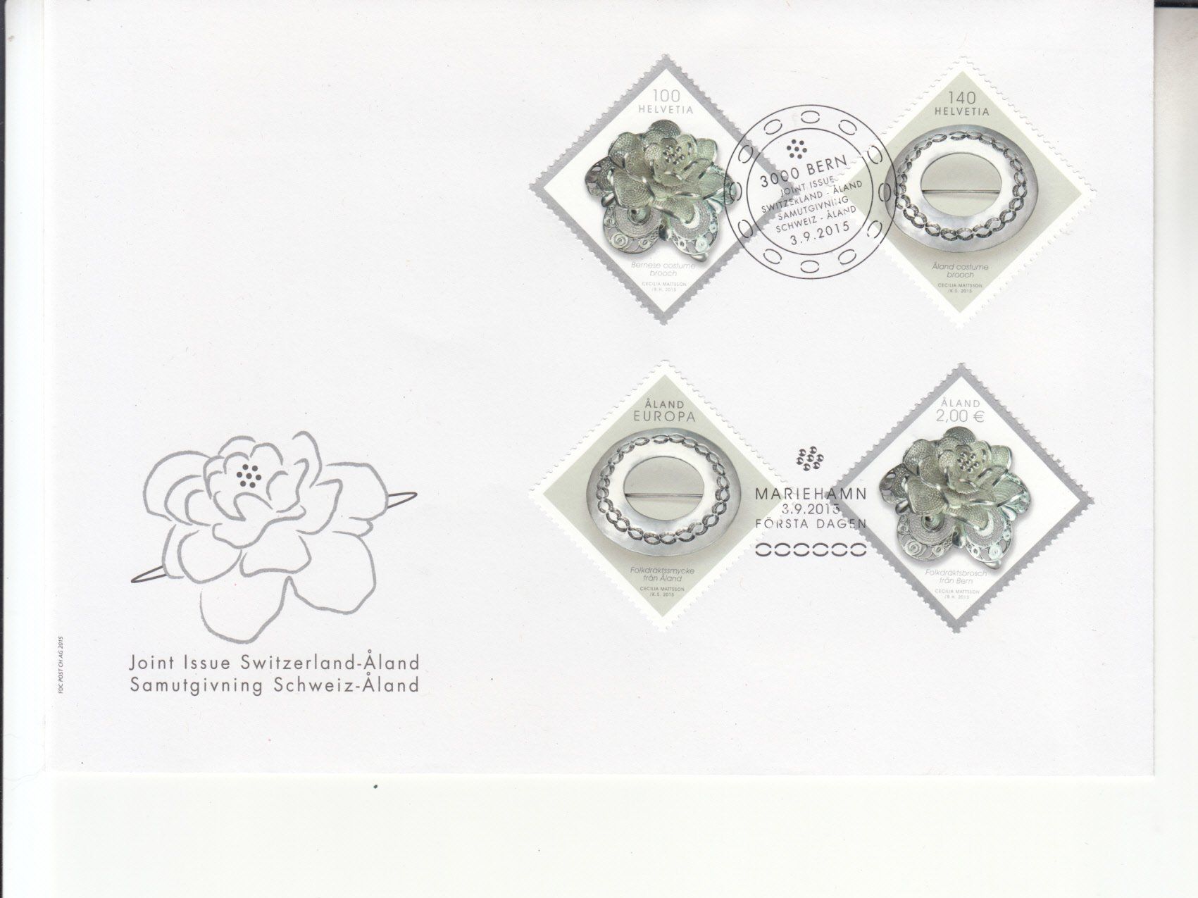 Tutti i francobolli: SBK 1561 - 1562 Combo FDC – Usato da Bürglen TG venduto da StampGraf