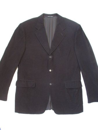 CANALI – schwarze Cord Jacke Blazer Gr. 52
