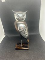 Rustic Mid century Modern owl sculpture Hibou vintage