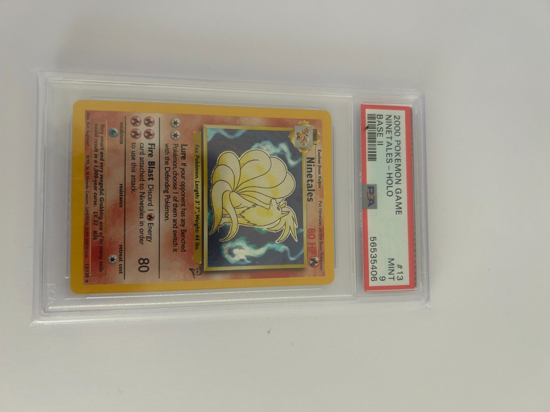 Pokémon Carte collezionabili: Ninetales Holo PSA 9 Mint Base Set 2 - EN – Usato da Reinach BL venduto da Ballecus