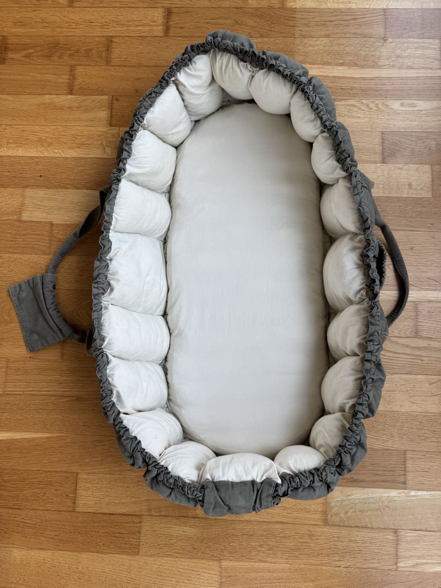 Marsupi portabebè: Sebra Babynest, dark olive – Usato da Zürich venduto da kirschblueten 3