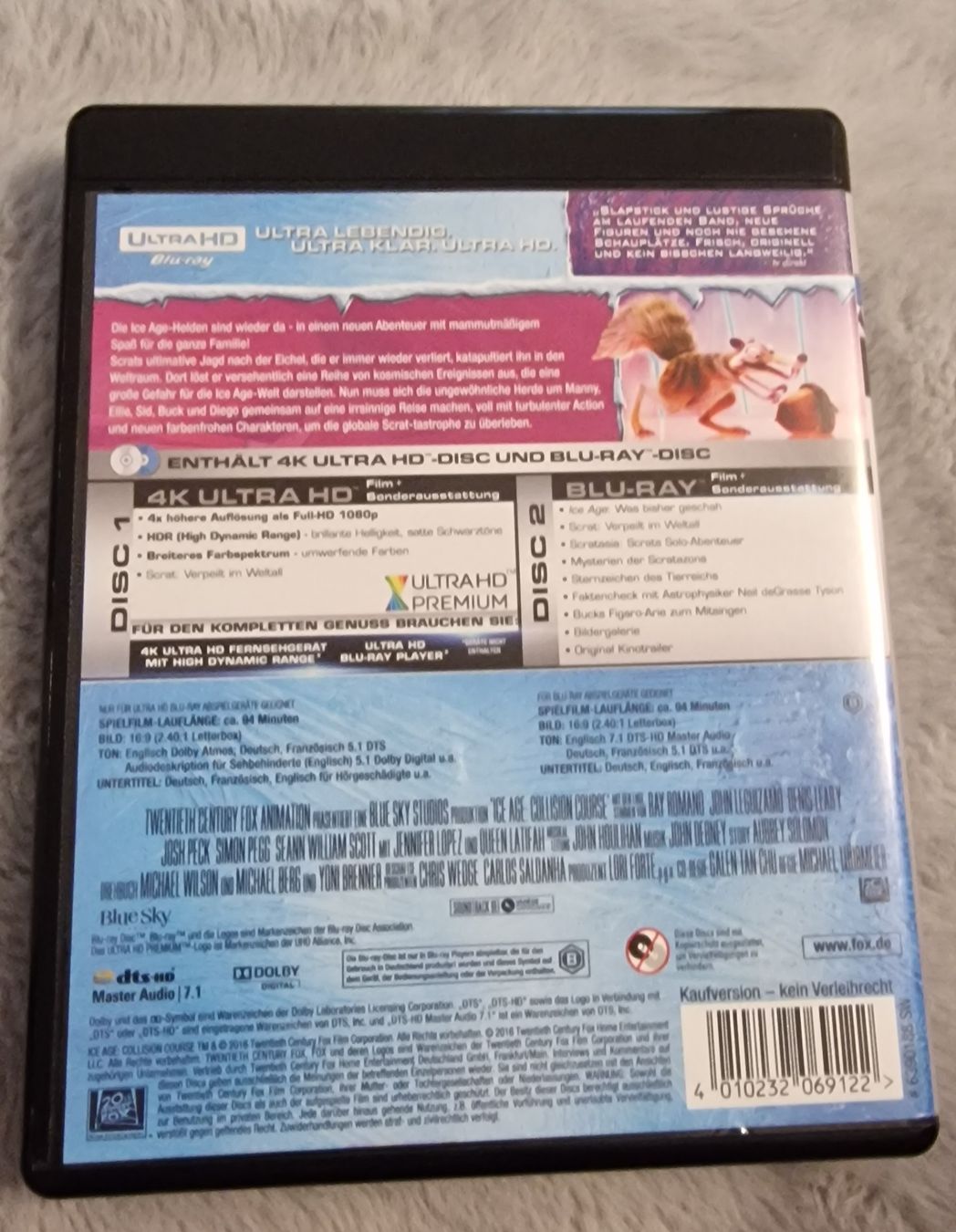 Alle DVDs: 4K UHD Blu-ray Ice Age 5 Kollision Voraus – Gebraucht aus Arbon von sar_l7ll 1